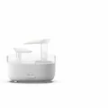 Humidificador difusor de aromas de llama blanca moderno con tanque de agua de 250 ml - Difusor de Aromas de Paisaje de Agua (175) / Blanco