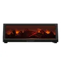 Humidificador de aromaterapia con efecto de llama 3D negra y depósito de agua de 150ml - Difusor de Aromas de Chimenea (312) / Negro
