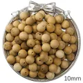 10mm vintage φυσικές στρογγυλές ξύλινες χάντρες με τρύπα για DIY κοσμήματα και βραχιόλια - Ξύλο Θούγιας