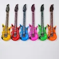 Colorful inflatable toy guitar for kids party stage performance props in durable PVC - Guitar 55CM (Multicolor)