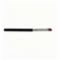 Professional black angled eyeliner brush for precise eye and brow makeup application - Short Handle Angled Brush (Individual Packaging) / Black