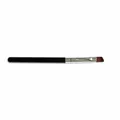 Professional black angled eyeliner brush for precise eye and brow makeup application - Short Handle Angled Brush (Individual Packaging) / Black