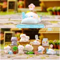 Creative cat themed blind box figurines set featuring 7 unique styles for desktop decor - Fragrance Kitty Part-Time Work Series (Box of 8) / Full Box Set
