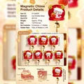 Creative festive sheep resin wind chime blind box ornament for desktop home decoration - Festive Sheep / Full Set (Box of 6)