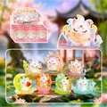 Flower Nine-Tailed Fox blind box series with 7 unique mythical creature figurines - Flower Decorated Nine-Tailed Fox / Full Set (Box of 6)