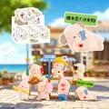 Adorable puppy blind box miniature figures variety set for creative desktop decoration - Set of 6 (Full Box) / Puppy Besties Daily (-522)