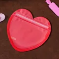 Bolsa de joyería roja con cierre en forma de corazón, tamaño 15x15cm para regalos - 15*15cm / Rojo