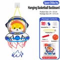 Space Shiba Inu indoor hanging basketball hoop for kids includes ball, pump and full accessories - OPP Bag - Space Shiba Inu (Hanging Foldable Cardboard Board)