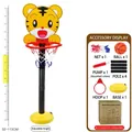 Tiger cartoon children's indoor adjustable height basketball hoop set with accessories - Express Box - Tiger (Standing Cardboard Hoop)