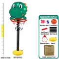 Adjustable cartoon dinosaur children's basketball hoop set with accessories - Express Box - Dinosaur (Standing Cardboard Hoop)
