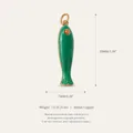 Colgante de pez verde vibrante en cobre bañado en oro de 14k para joyería - Pez Verde