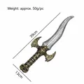 Realistic Halloween prop curved dagger toy for costume dress up and party decoration - One Size / Angel Demon Dagger