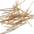 Premium 18K gold plated stainless steel T-pins for DIY jewelry making and beading - 15mm / Gold