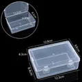 Transparent plastic rectangular organizer box for jewelry crafts and small hardware parts - 1-701 Empty Box (12.8*8.8*4.3cm) / Clear