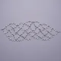 Elegant sparkling rhinestone mesh headband hair accessory for wedding bridal party - Rhinestone Mesh Hairband (HS-J7334BLK) / Black