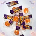 Luminous Halloween pumpkin squeeze toys for stress relief in individual packaging - 5.5cm Maltose Header Bag Pack / Pumpkin Orange