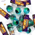 Halloween glowing Frankenstein squishy balls in individual festive packaging - 5.5cm Maltose Header Bag Pack / Blue Ghost Head