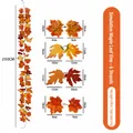 Details van de kunstmatige esdoornblad slinger van 200cm voor herfst woondecoratie - 26-Kops Herfstoogst Ahornblad Slinger (6) / 200cm