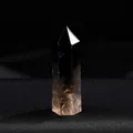 Natural smoky quartz hexagonal crystal point column for home decor and meditation - Smoky Quartz / Length 4-5cm