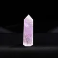 Natural Brazilian amethyst hexagonal crystal wand pillar for healing and meditation - Brazilian Amethyst / Length 4-5cm