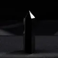 Natural black obsidian crystal point hexagonal wand for energy healing and home decor - Obsidian / Length 4-5cm