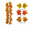 100 cm realistische herfst esdoornblad slinger voor oogstfeest huis decoratie - 1m gradiënt herfst stijl (Stijl 3) / 100cm