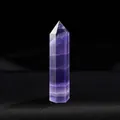 Natural purple fluorite hexagonal crystal point stone for home decor and meditation - Purple Fluorite / Length 4-5cm