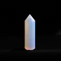 Translucent pink opalite hexagonal crystal pillar wand for meditation and home decor - Pink Opalite (Synthetic) / Length 4-5cm