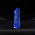 Healing blue smelting crystal hexagonal point for home decor and spiritual meditation - Blue Smelted Crystal / Length 4-5cm