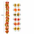 Herfst kunstmatige esdoornblad slinger 175cm rank voor Thanksgiving oogst decoratie - Kunstmatige Ahornblad Slinger (07) / 175cm
