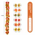 Herfst kunstmatige esdoornblad slinger 175cm rank voor Thanksgiving oogst decoratie - Kunstmatige Ahornblad Slinger (07) / 175cm
