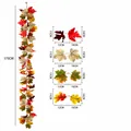 175 cm kunstmatige herfst esdoornblad slinger voor Thanksgiving oogstfeest decoratie - Kunstmatige Ahornblad Slinger (08) / 175cm