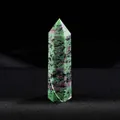Natural ruby zoisite hexagonal crystal point for healing meditation and home decor - Ruby Zoisite / Length 4-5cm