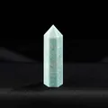 Natural amazonite crystal hexagonal point pillar for healing and decor - Amazonite / Length 4-5cm
