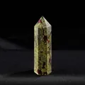 Natural Dragon Blood Stone crystal point hexagonal obelisk column for healing and meditation - Dragon Blood Stone / Length 4-5cm