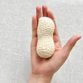 Lifelike peanut-shaped stress relief toy for adults and students squeeze sensory toy - Block Peanut