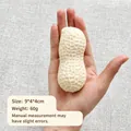Lifelike peanut-shaped stress relief toy for adults and students squeeze sensory toy - Block Peanut