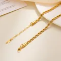 Premium 18K vergoldetes Edelstahl-Seilkette-Armband mit verstellbarer Verlängerung - 3mm Kordelkette Stil / Gold