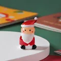 Handmade red lampwork glass Santa Claus figurine Christmas ornament decoration 3.2cm - Santa Claus