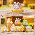 Set di scatole a sorpresa con statuette di gatti in resina con 7 stili di dessert - Stile Casa dei Gatti Dessert (M482) / Set da 6 (Scatola Finale)