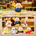 Set di 7 simpatiche figurine di gatti dei cartoni animati per decorazioni in resina - Blind Box Giocattolo d'Arte Creativa / Uno a Caso / Serie Protezione del Gatto
