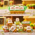 Set di figurine in resina blind box a tema gatto, 6 stili e 1 stile nascosto - Uno a Caso / Dolce Tempo del Gatto Ape (516)