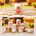 Collezione di figurine di gatti in resina per decorazione da scrivania - Vita Quotidiana Dolce del Gatto / Set da 6