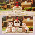 Simpatiche figurine di gatti in resina della collezione blind box Cat Diary per scrivania - Gatto e cane PAI Amo la mia casa / Set da 6
