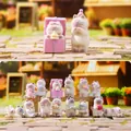 Set di simpatiche figurine di gatti floccati per la tua collezione di blind box - Stile Gattino Orgoglioso (-479) / 1 pezzo casuale