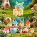Set di figurine in resina Cat Diary, 8 stili regolari e 1 versione nascosta. - Stile Foresta Emozionale Gattino Fungo (-496) / 1 pezzo casuale