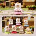 Collezione di 7 graziose figurine di gatti della serie blind box Cat Diary per scrivania. - Serie Gatto Cosplay / Stile Casuale