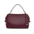 Elegante bordeauxrode handtas van kunstleer met handvat voor dagelijks gebruik dames - Ancorra Rood