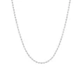 Simple silver titanium steel lip bead chain necklace variant for jewelry making - Long Bead Chain / 1 Piece/Pack (40+5cm) / Steel