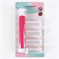 Manual cake airbrush pump set with 4 clear scale tubes for baking decoration - Rose Red